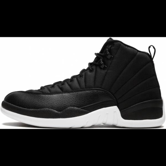 Jordan 12 retro nlyon (GS) (Black/Gym Red-White)
